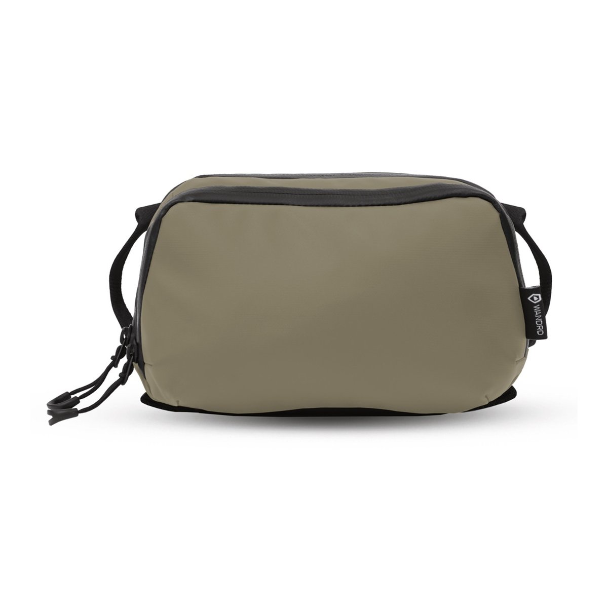 WANDRD Tech Bag Large Yuma Tan - Frontansicht der khakifarbenen Tasche
