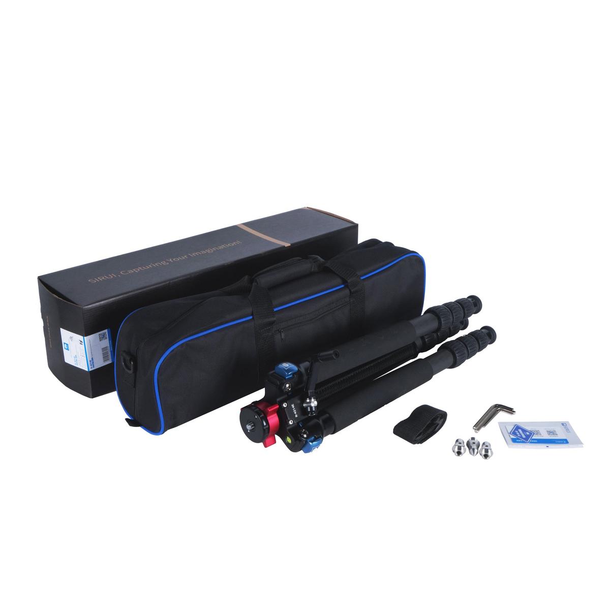 SIRUI R-4214E Reporter E - Dreibeinstativ 178 cm mit verzahnter Mittelsule Carbon ? RE-Serie