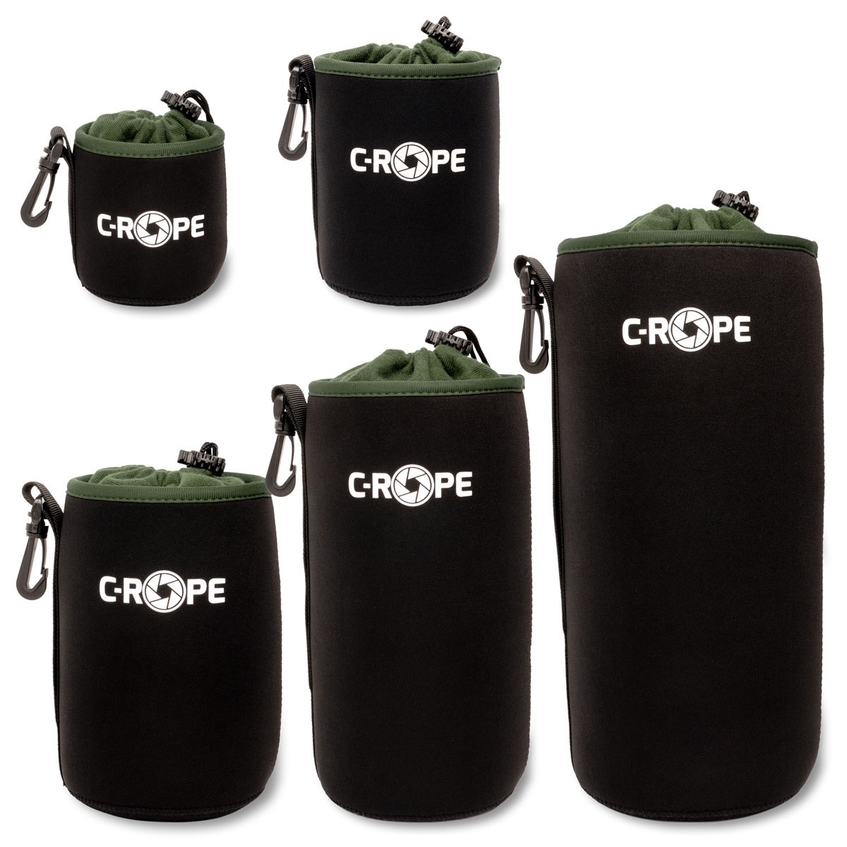 C-Rope Objektivbeutel V2 Neopren Set (XS/S/M/L/XL) C-Rope Objektivbeutel V2 Neopren Set (XS/S/M/L/XL)