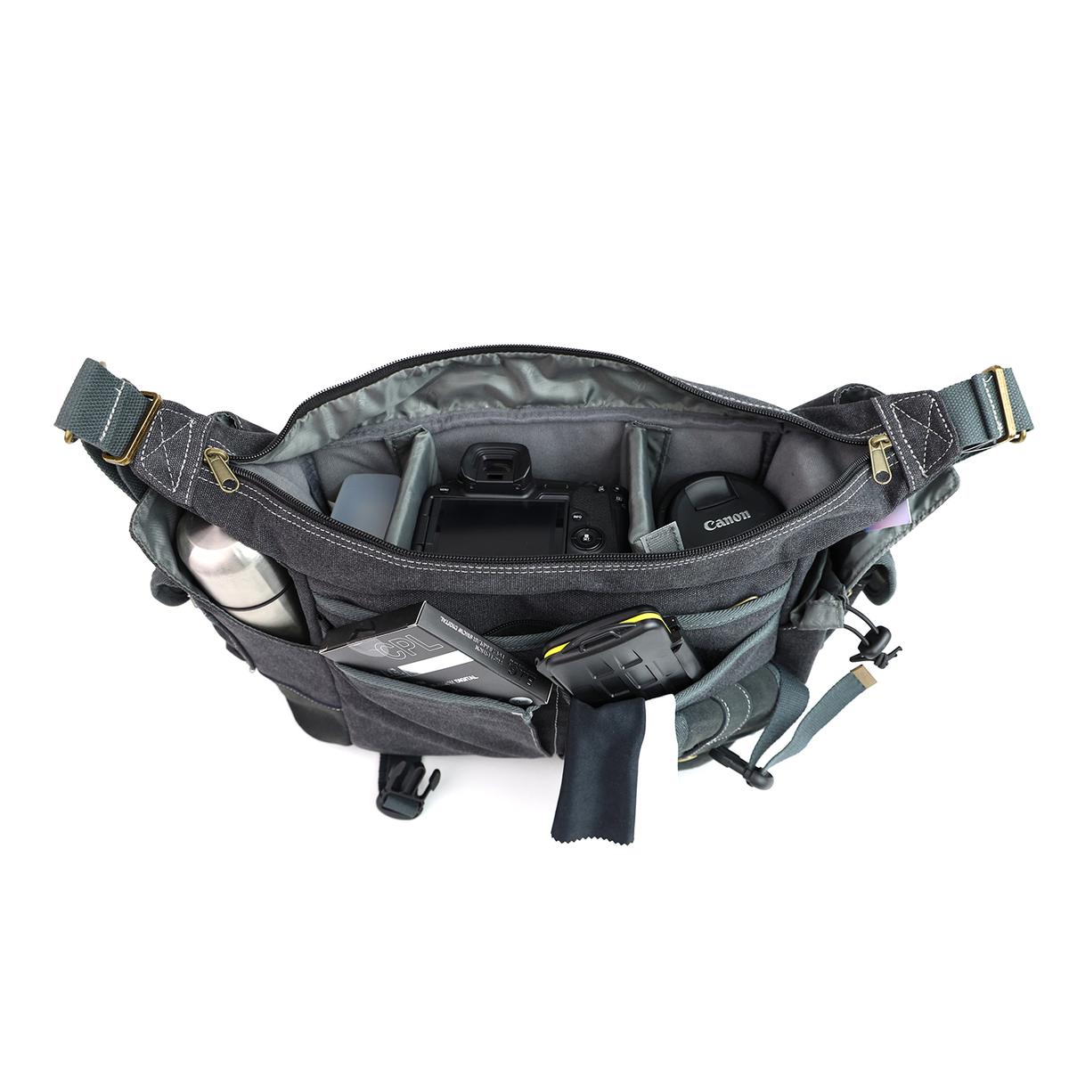 kalahari KAPAKO K-32 Fototasche, canvas schwarz