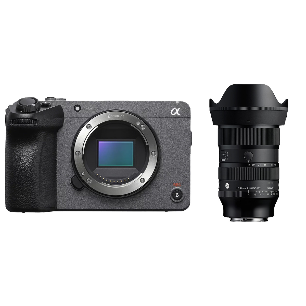 Sony FX30 Videokamera + Sigma 17-40 mm 1:1,8 DC (A) E-Mount
