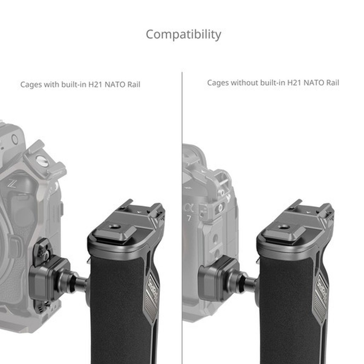 SmallRig 4485 HawkLock H21 QR Rotating Side Handle Kit
