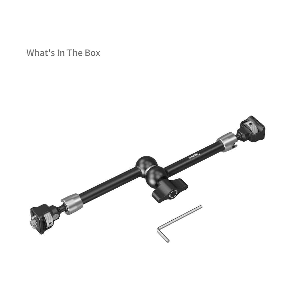 SmallRig 5309 Magic Arm Support 11 Zoll - Lieferumfang: schwarzer Magic Arm und Inbusschlüssel