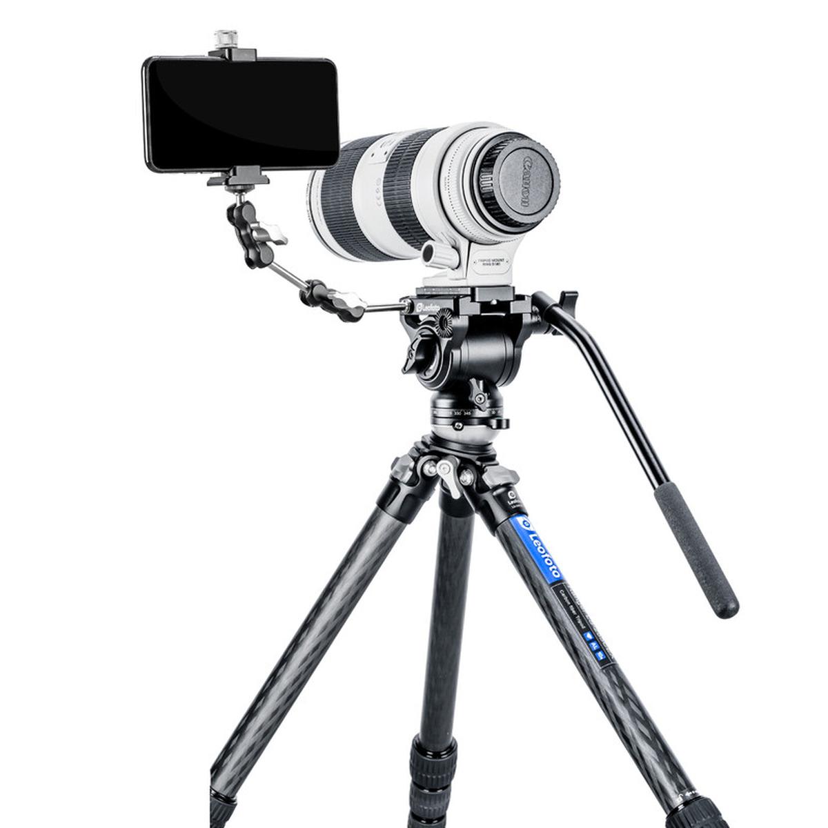 Leofoto Carbon-Dreibeinstativ LS-255CEX Ranger mit Nivelliereinrichtung + Videoneiger BV-5 Leofoto Carbon-Dreibeinstativ LS-255CEX Ranger mit Nivelliereinrichtung + Videoneiger BV-5