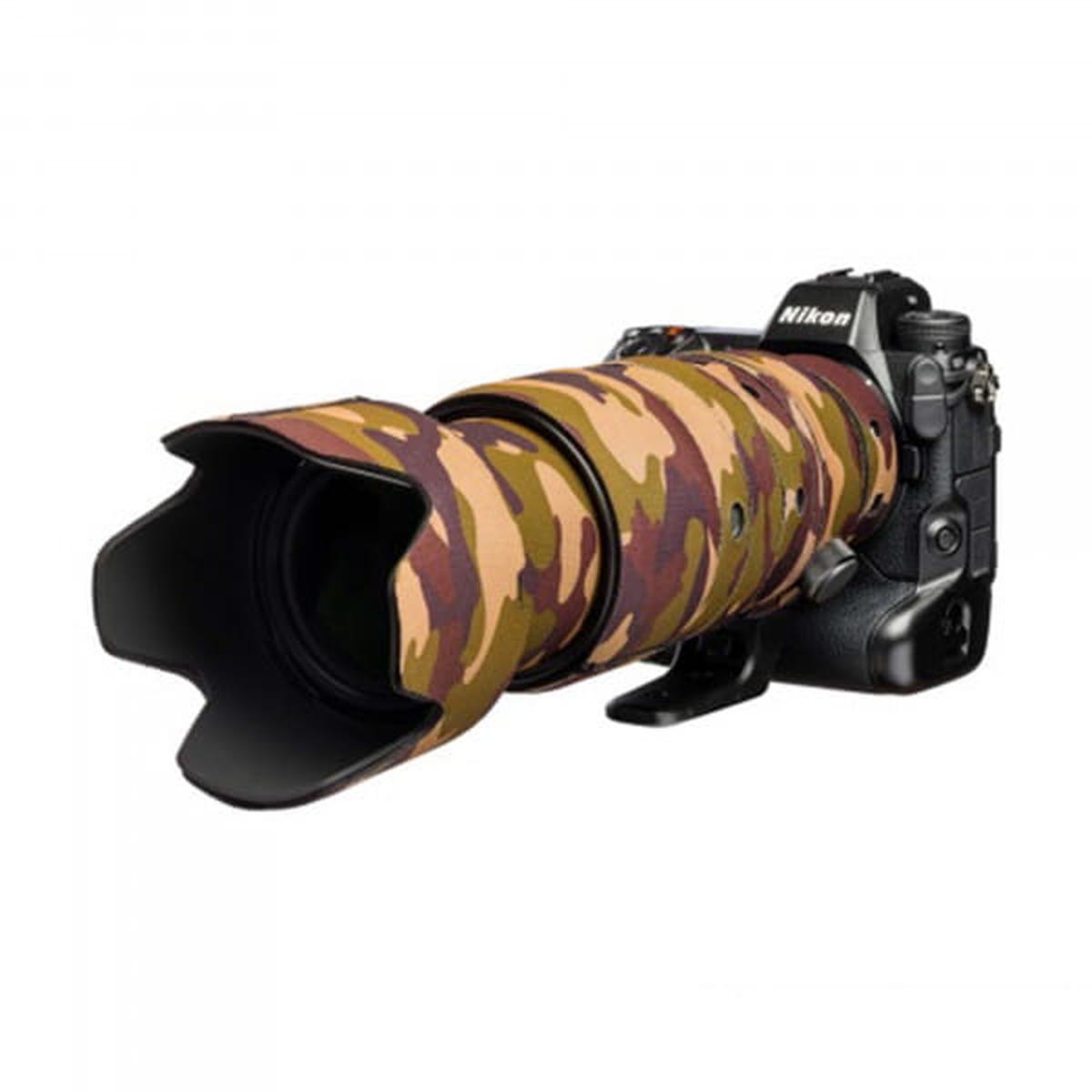 Easycover Lens Oak Objektivschutz für Nikon Z 100-400mm f/4.5-5.6 VR S - Brown Camouflage