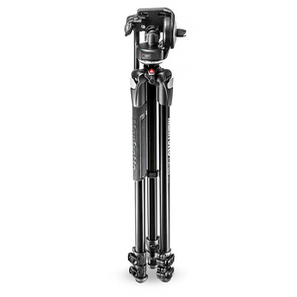 Manfrotto 290 Xtra Alu QPL Stativ mit Fluid-Kopf 3 Segmente