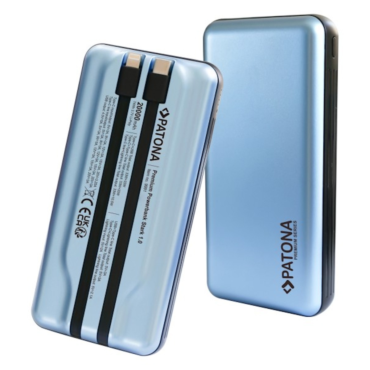 Patona Premium Powerbank Stark 1.0  20.000mAh