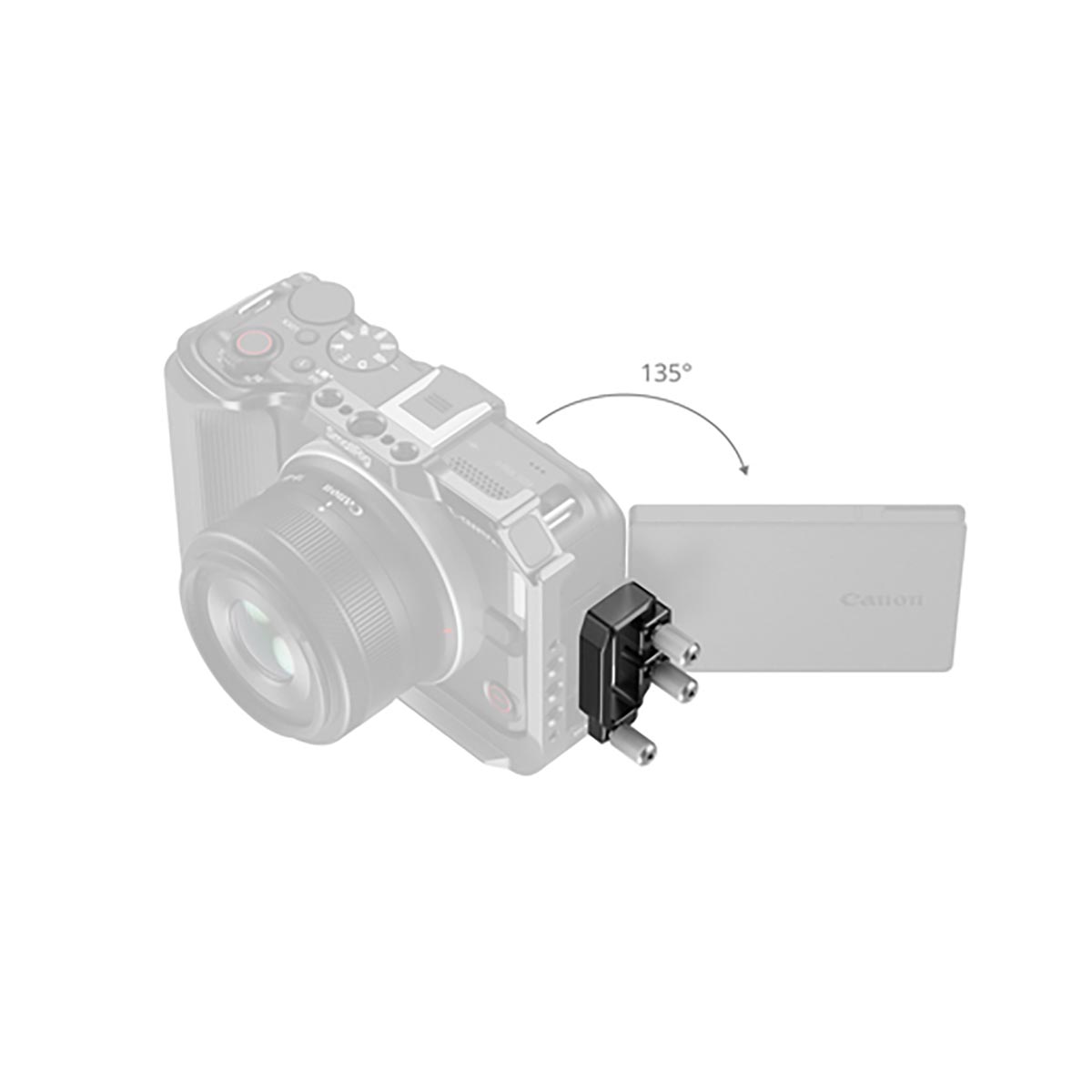 SmallRig 5534 HDMI- & USB-C-Kabelklemme für Canon EOS R50 V Cage