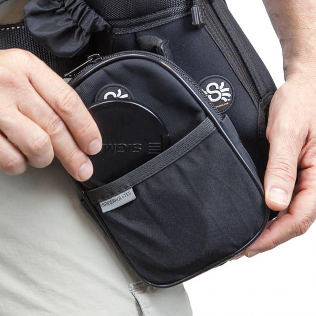 SpiderMonkey Utility Pouch Zubehörtasche für Spider Holster Belt, Black Widow Belt oder Hosengürtel