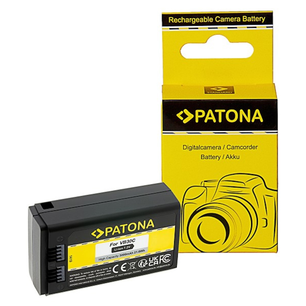 Patona Akku Godox VB30 für V1 Pro/V100 mit USB-C Patona Akku Godox VB30 für V1 Pro/V100 mit USB-C