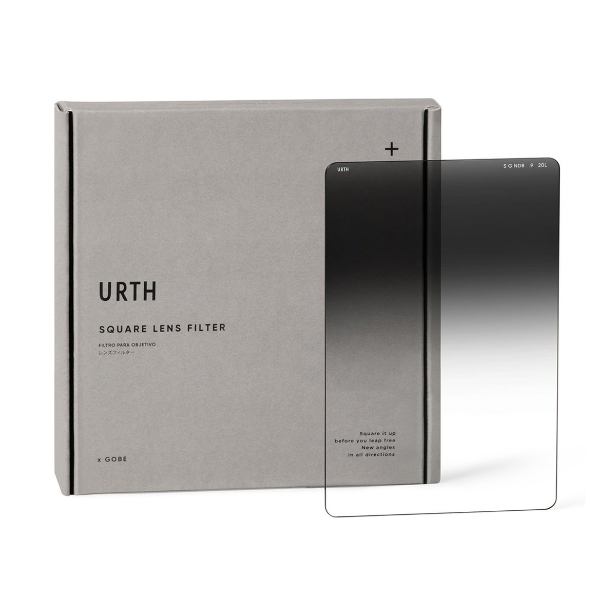 Urth 100 x 150mm Soft Graduated ND8 (3 Stop) Filter (Plus+) - Lieferumfang: Urth Rechteckfilter mit Verpackung