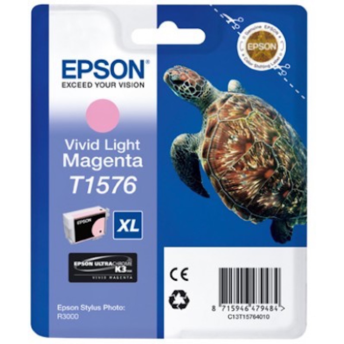 Epson T1576 vivid light magenta Tinte