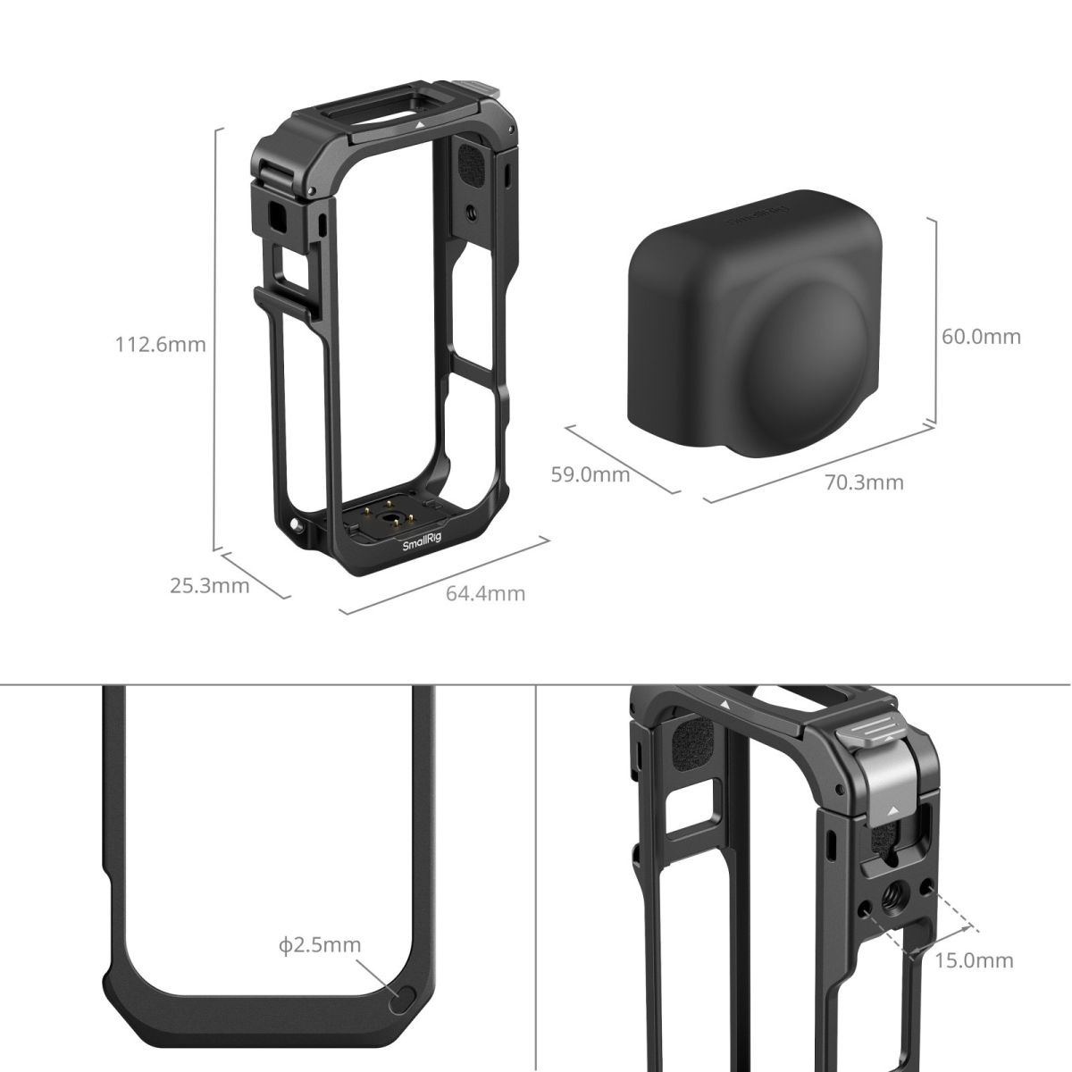 SmallRig 6965 Cage für Insta360 X6