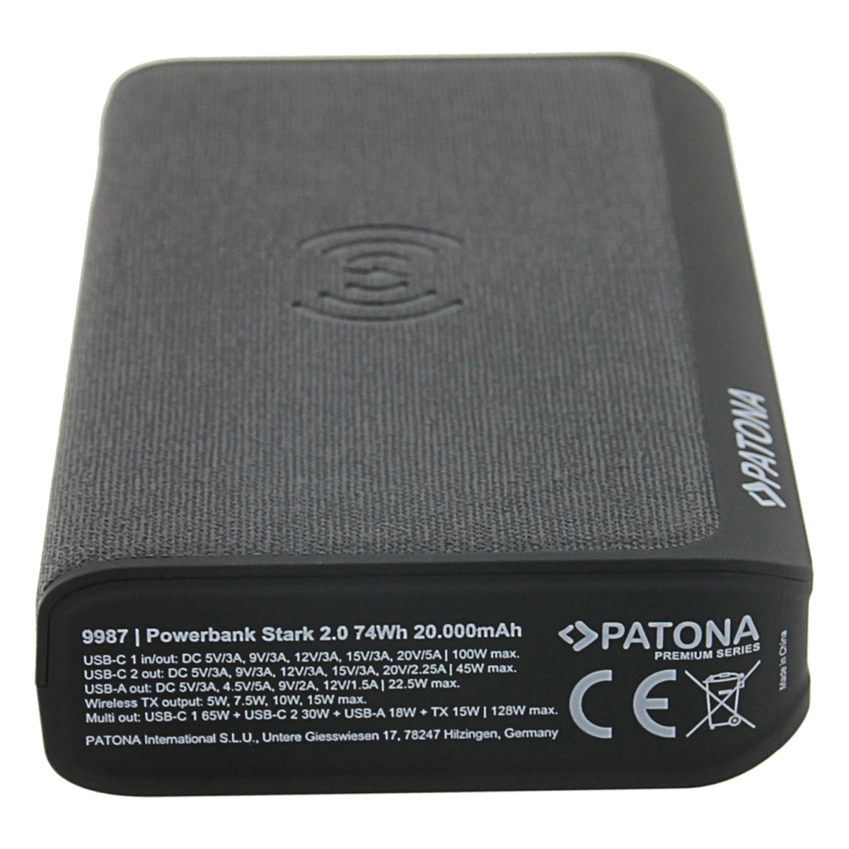 Patona Premium Powerbank Stark 2.0 PD100W 20000mAh