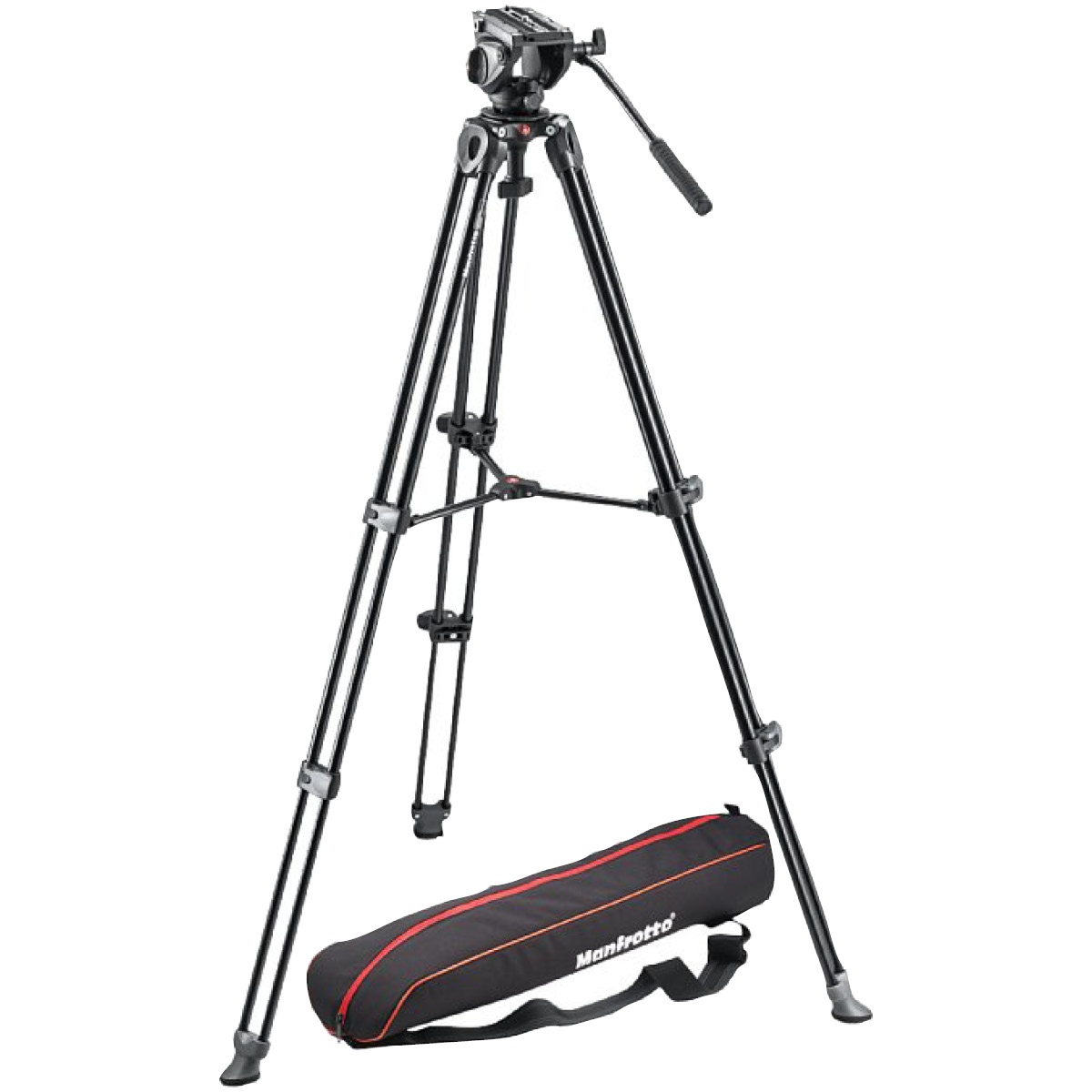 Manfrotto MVK500AM Stativ mit leichtem Fluid-Video-Neiger (seitl. Arretierung) Manfrotto MVK500AM Stativ mit leichtem Fluid-Video-Neiger (seitl. Arretierung)