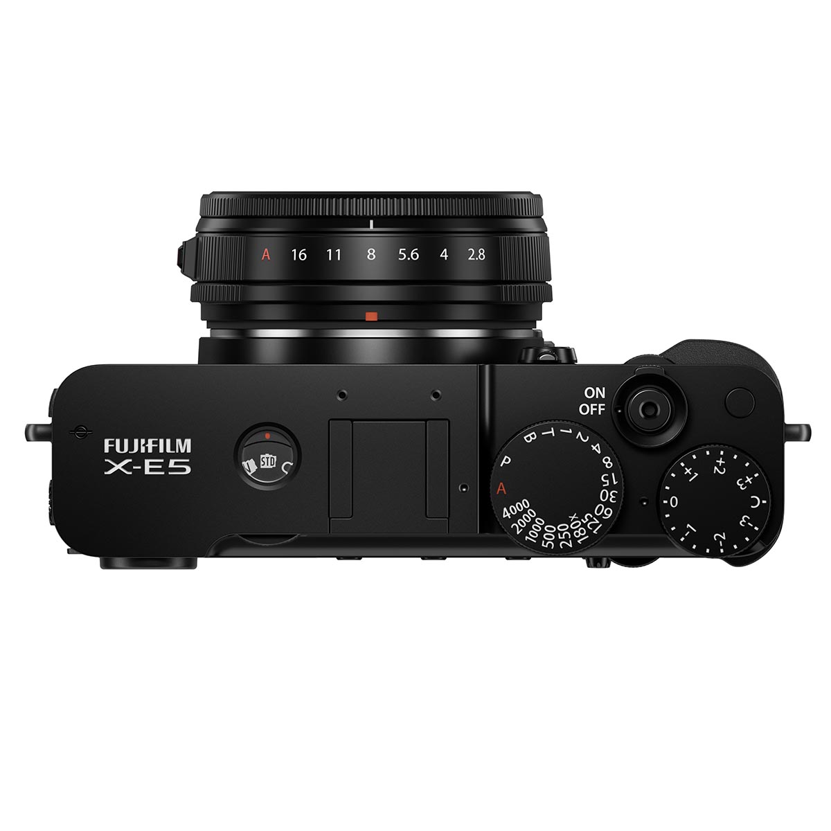 Fujifilm X-E5 Gehäuse Schwarz + Fujifilm 23 mm 1:2,8 XF R WR