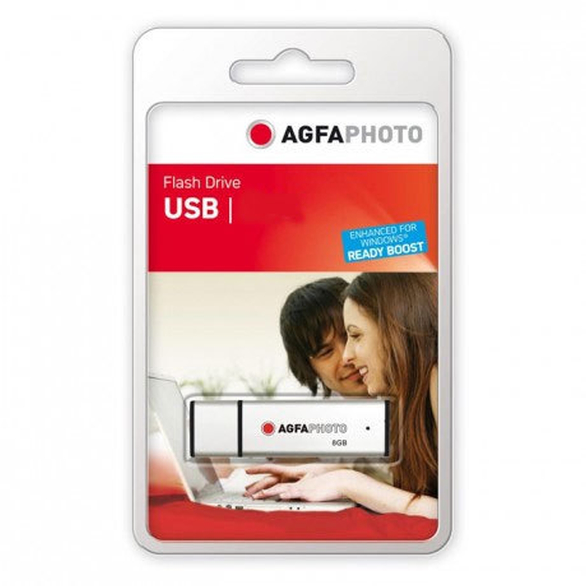 AgfaPhoto USB-Stick 8 GB USB 2.0 Silber