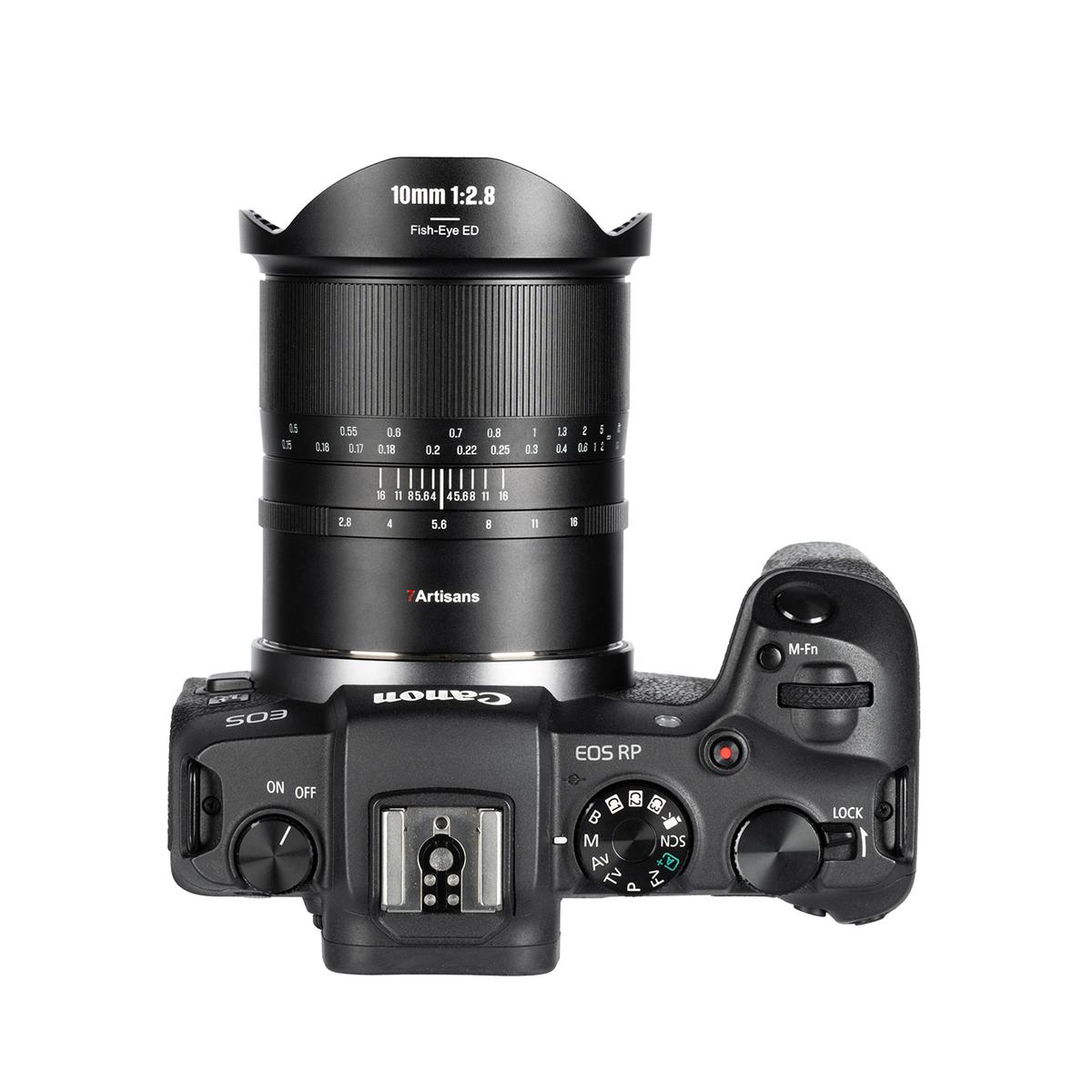 7Artisans 10mm f/2,8 II Fisheye ED für Canon RF
