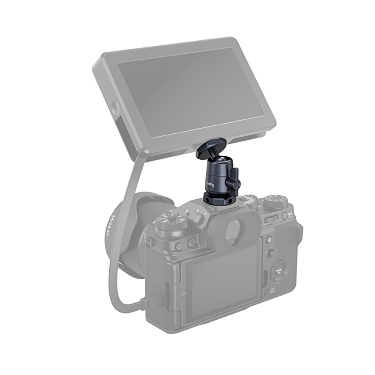 SmallRig 2948B Mini-Kugelkopf mit abnehmbarer Cold Shoe Halterung (2 St.)