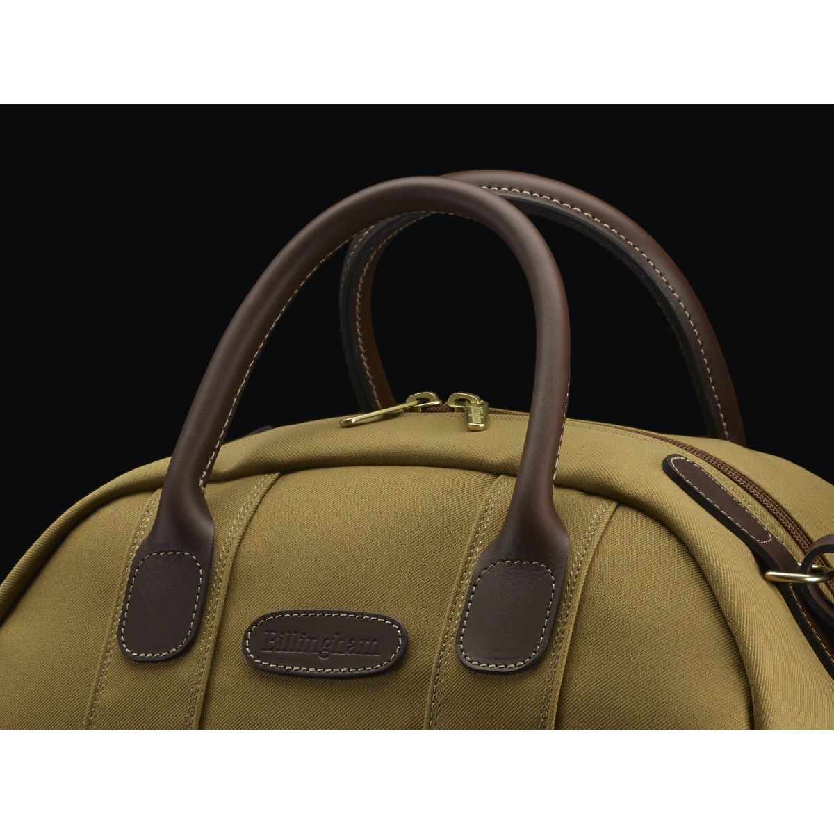 Billingham Overnighter Khaki FibreNyte / Schokoladenleder