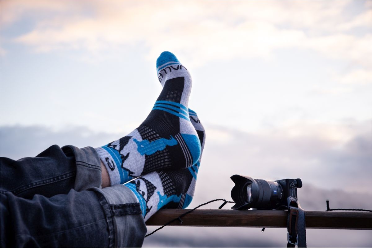 Vallerret Merino Wintersocken 41-46 Blau