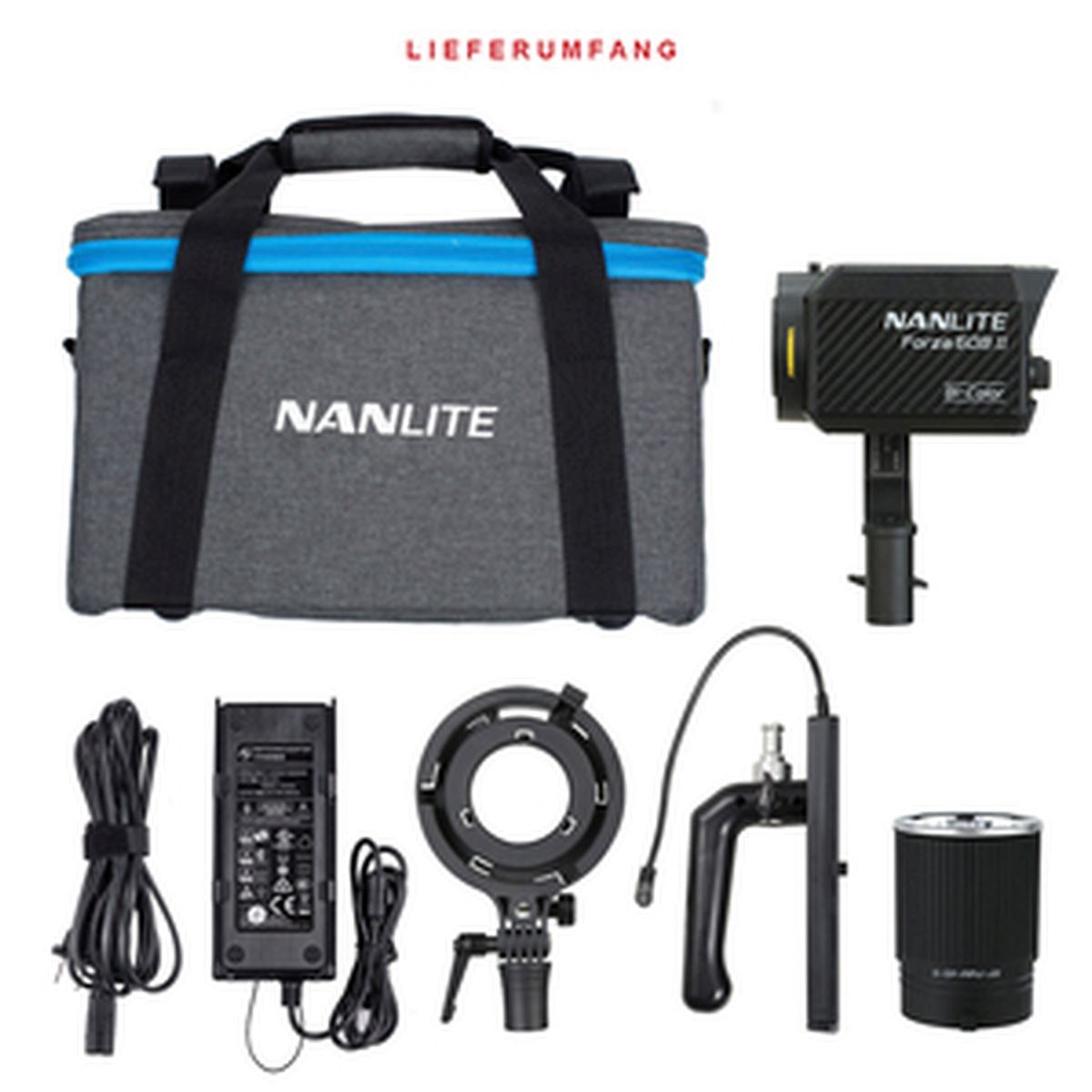 Nanlite FORZA 60B II KIT Bi-Color Reportage- und Studio-Scheinwerfer