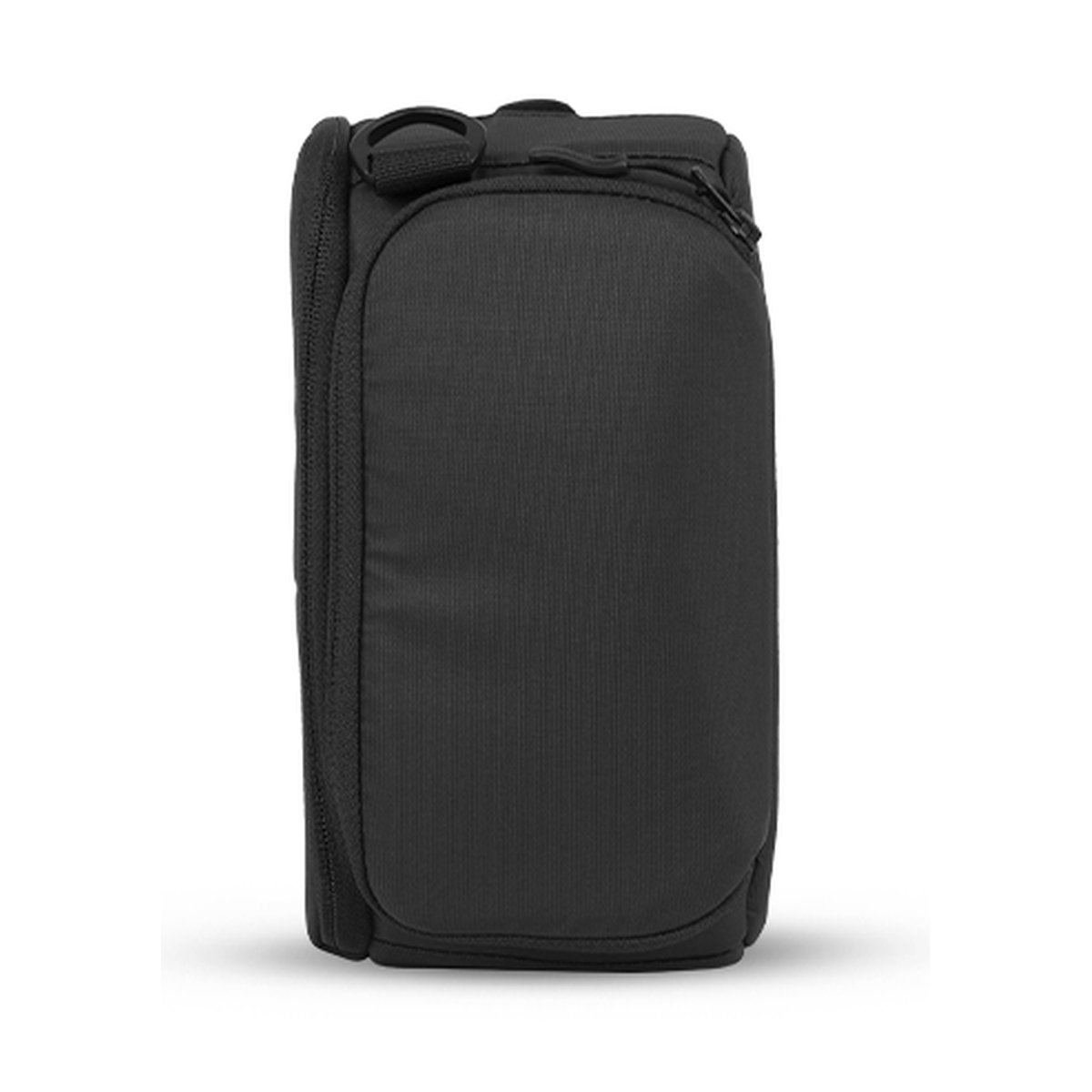 WANDRD Camera Cube Essential (21 Liter PRVKE) - Seitenansicht der schwarzen Tasche