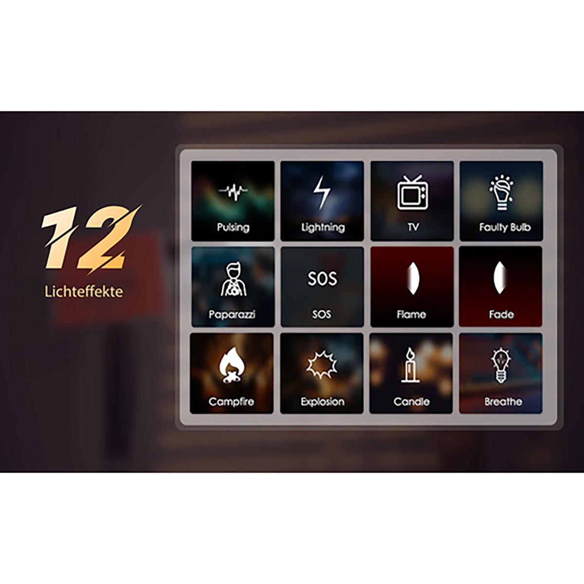 Tolifo PL-100B Palm LED-Leuchte