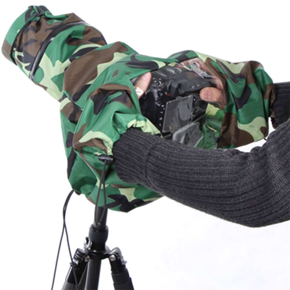 B.I.G. Kamera Tarn- und Regenschutz, camouflage