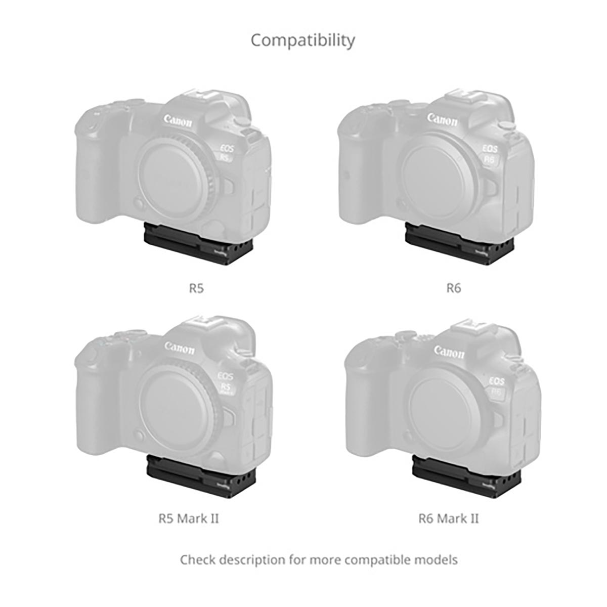 SmallRig MD5424 Arca-Swiss Montageplatte für AirTag für Canon