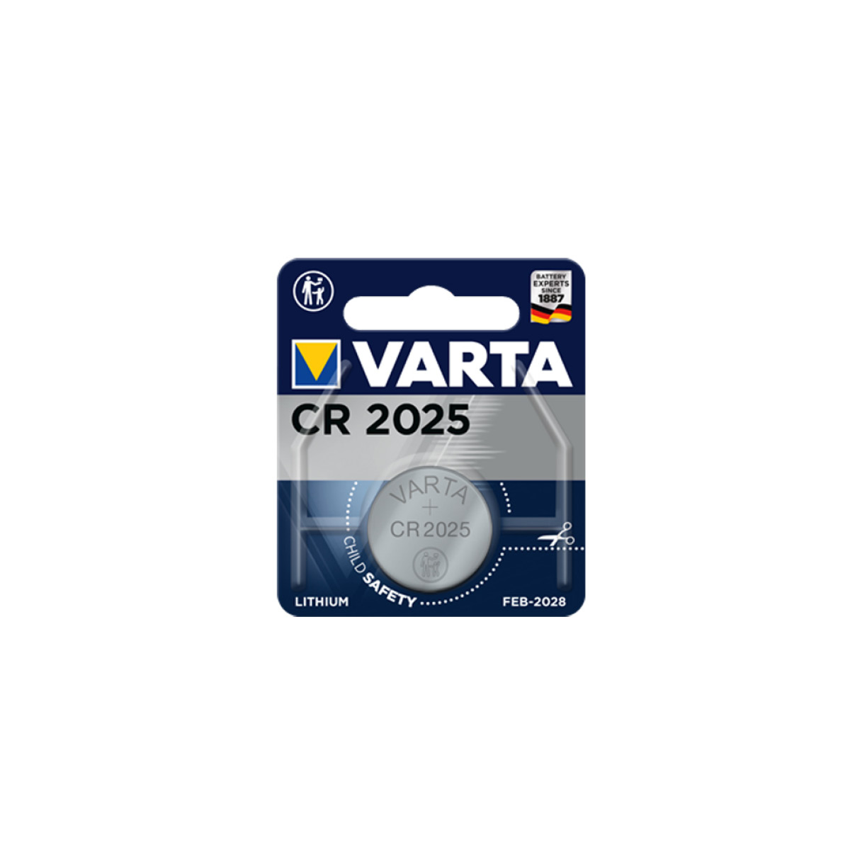 Varta Electronics CR 2025 Knopfzelle
