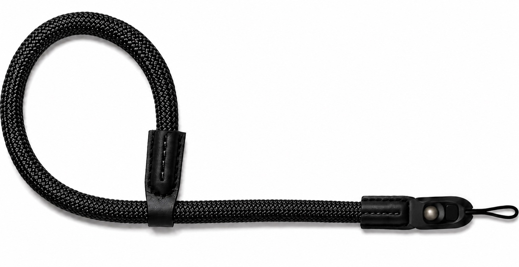 photoSTRAP Rope Click Hand Schwarz