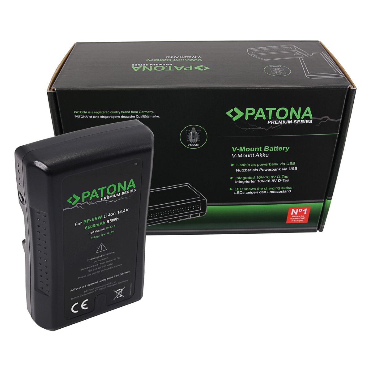 Patona V-Mount 95 Wh Premium Patona V-Mount 95 Wh Premium