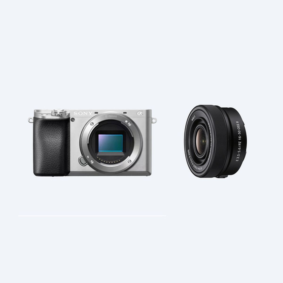 Sony Alpha 6100A Silber + 16-50 mm 1:3,5-5,6 PZ OSS II