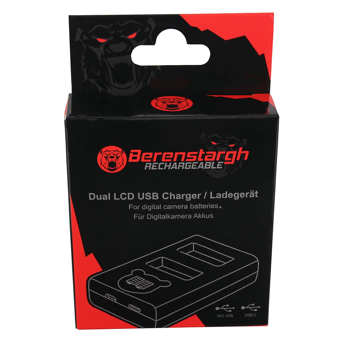 Berenstargh Dual USB Ladegerät für Panasonic BLJ31