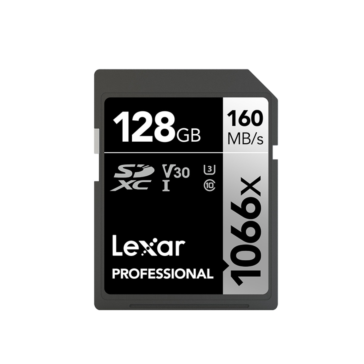 Lexar 128 GB SD 1066x V30 Pro Silver