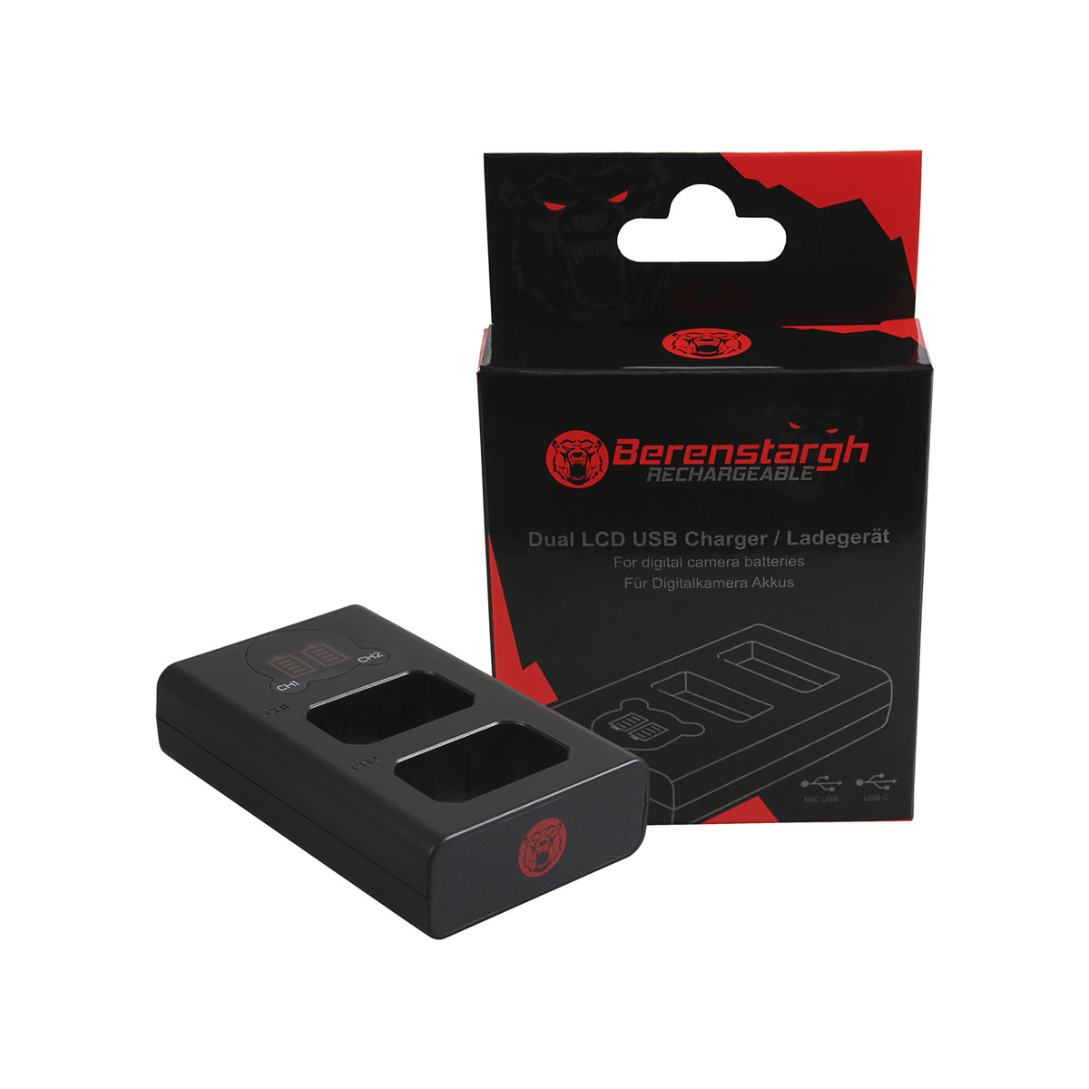 Berenstargh Dual USB Ladegerät für Sony NP-FW50 Berenstargh Dual USB Ladegerät für Sony NP-FW50