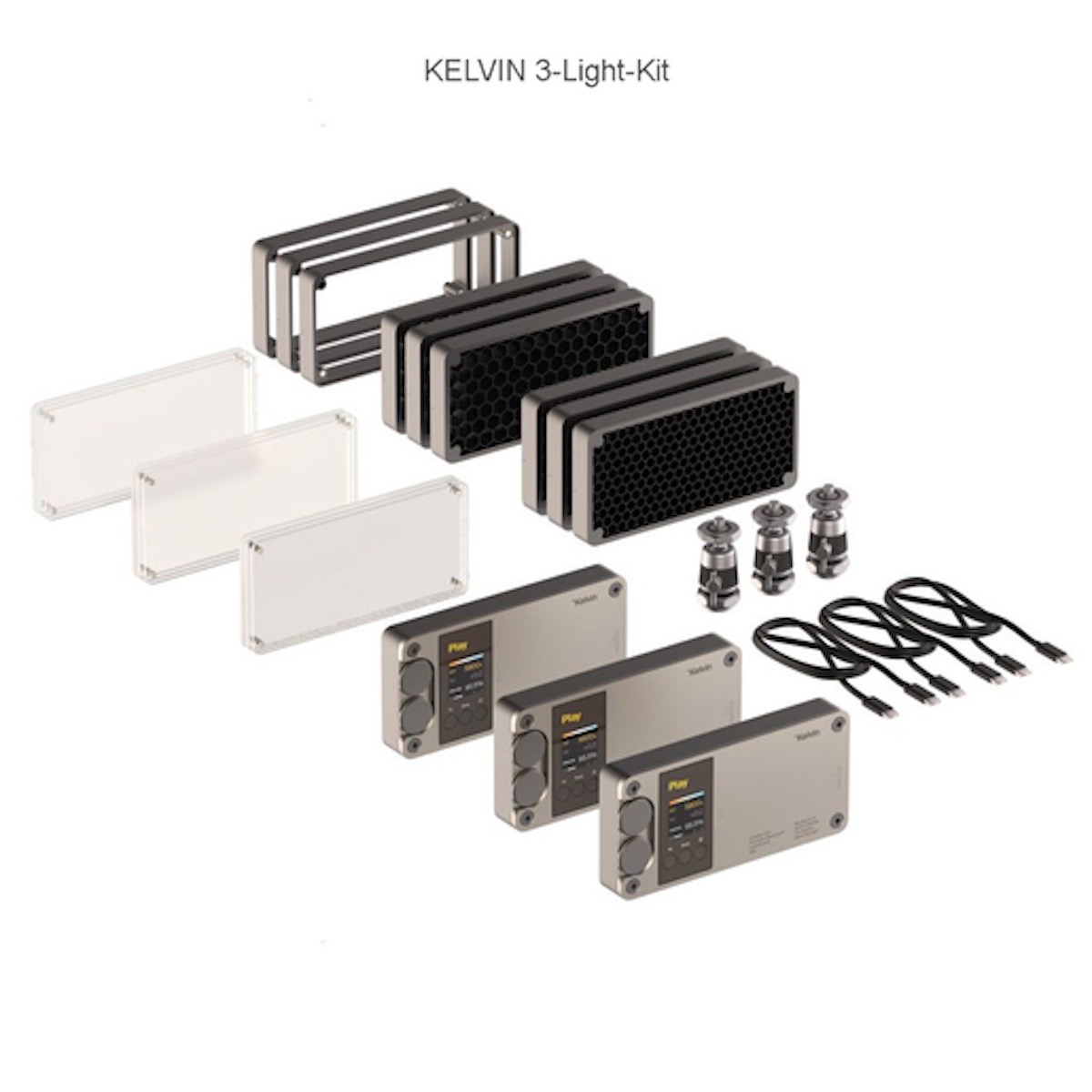 Kelvin PLAY 3-Light Kit RGBACL LED Leuchte