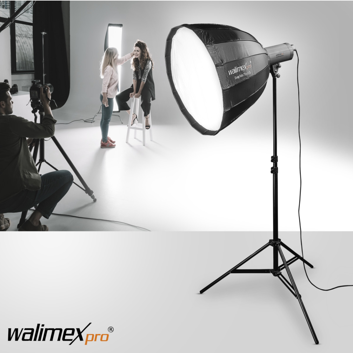 Walimex Pro SL Deep Rota Softbox QA120 Visatec