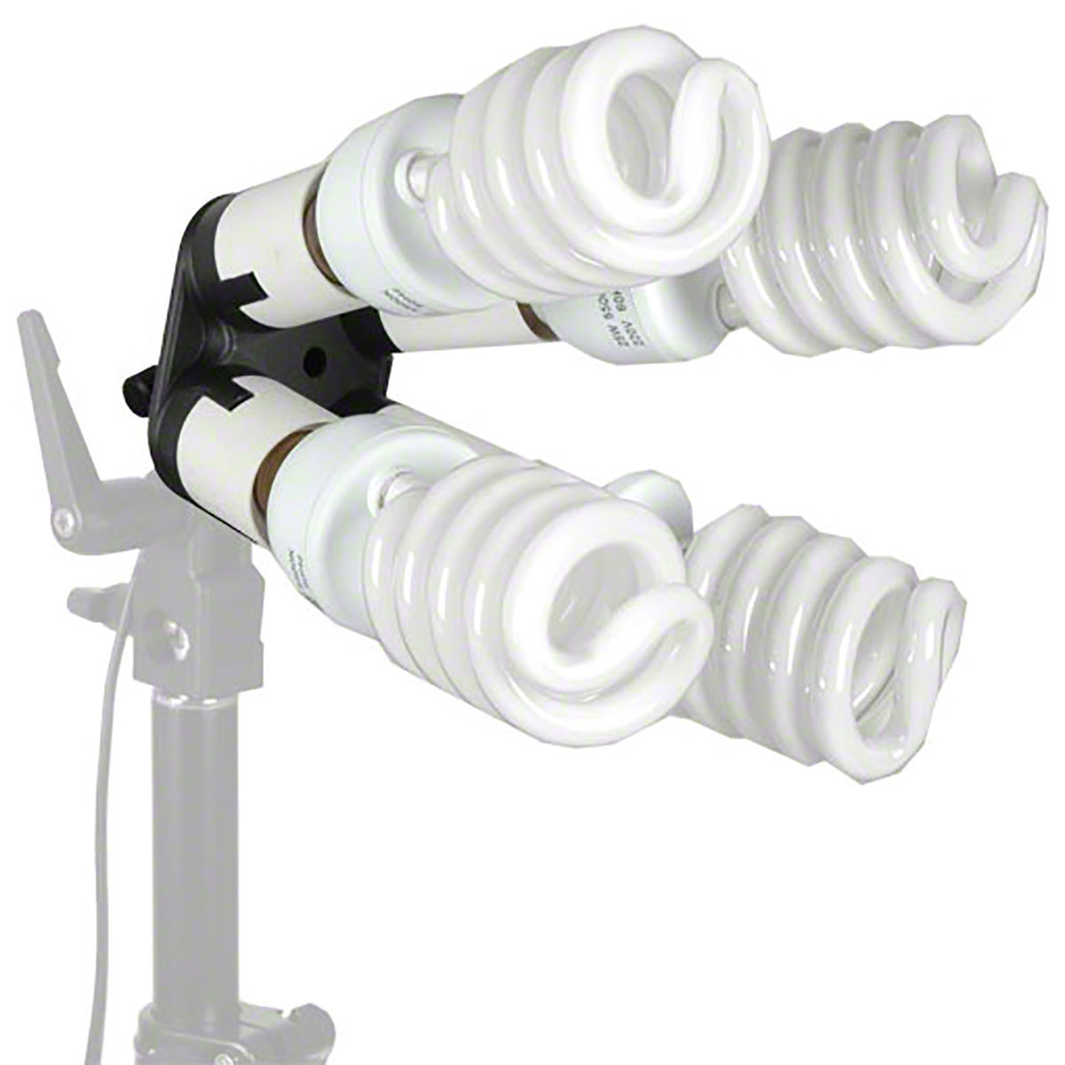 Walimex 4-fach Lampenhalterung mit 4 Tageslampen - Foto Leistenschneider