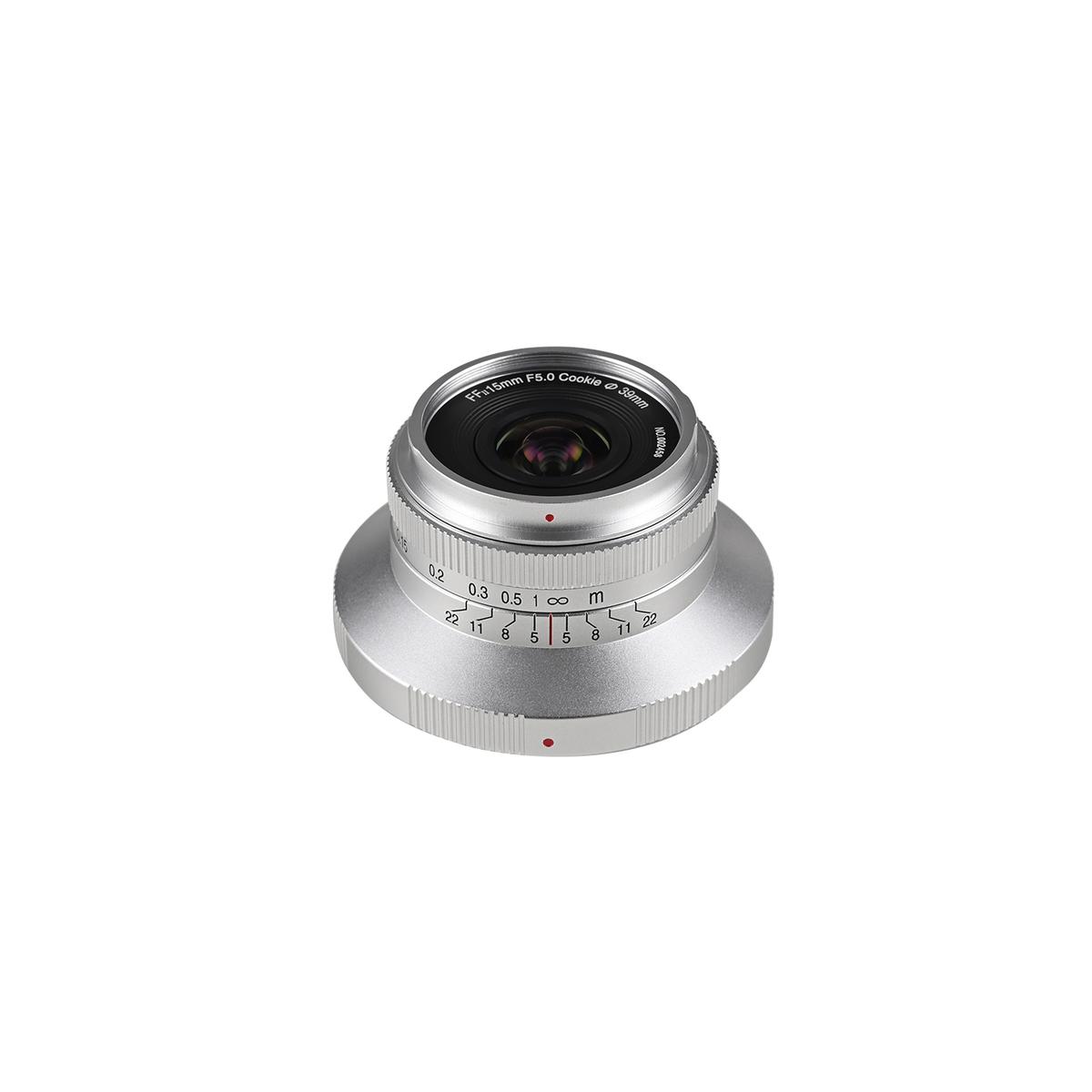 LAOWA 15mm f/5 Cookie FF für Nikon Z silber
