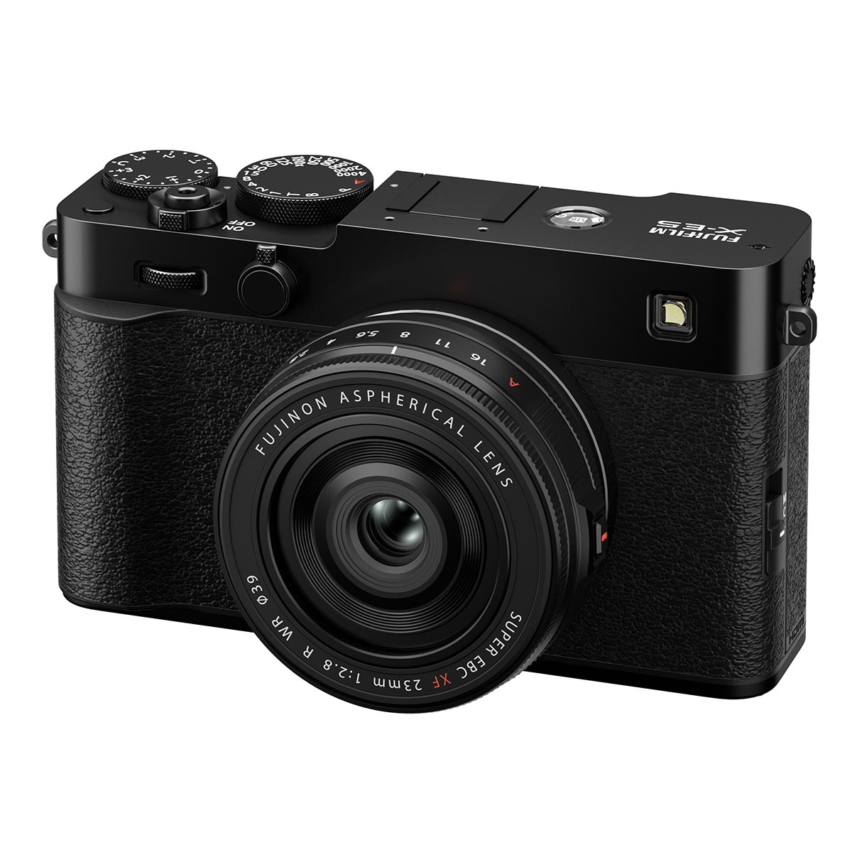 Fujifilm X-E5 Gehäuse Schwarz + Fujifilm 23 mm 1:2,8 XF R WR