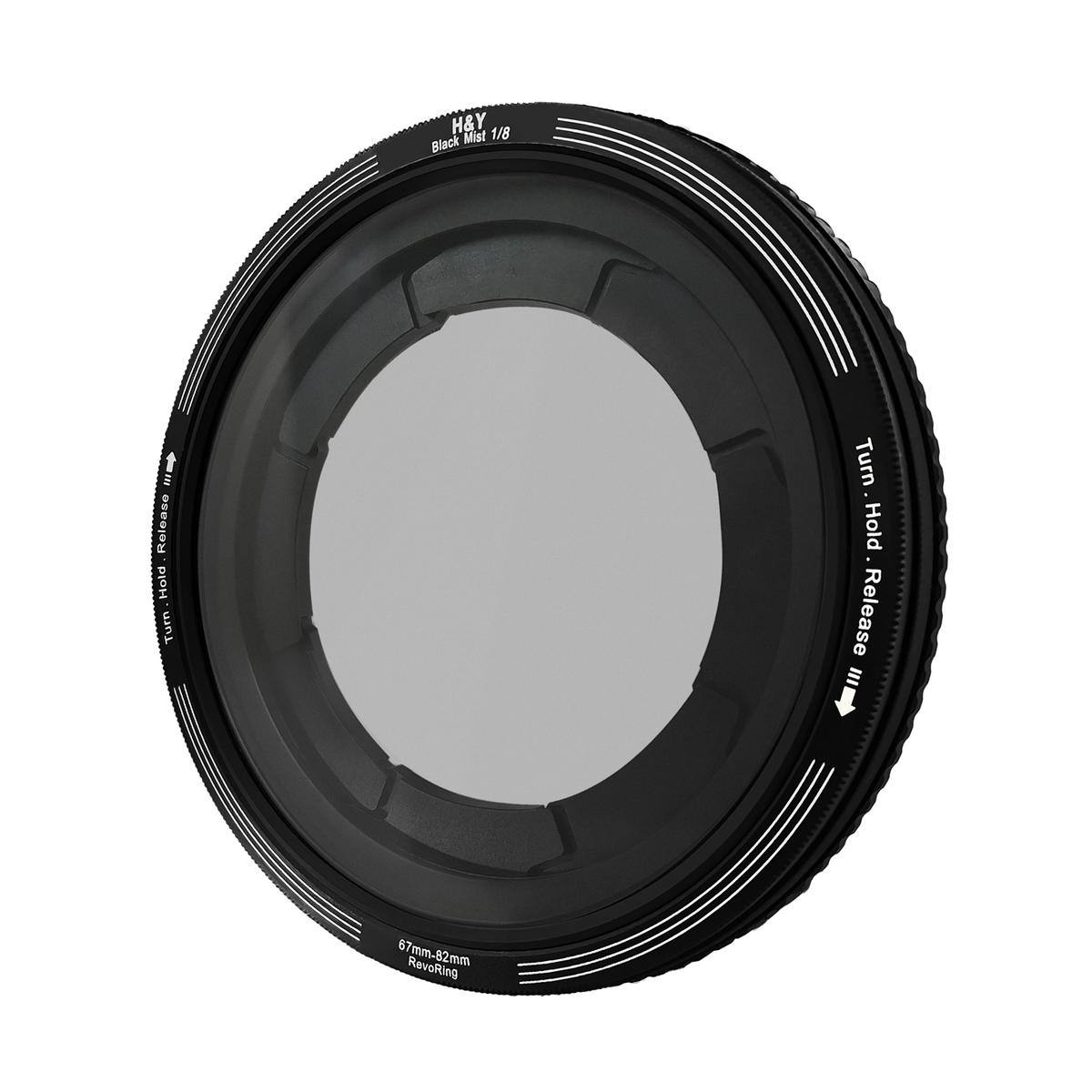 H&Y REVORING 67-82mm Black Mist 1/8 Filter