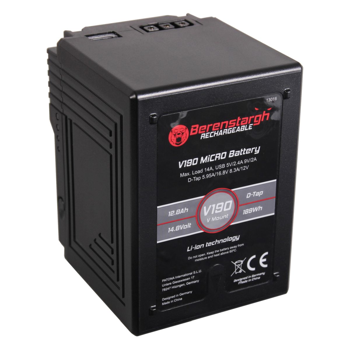 Berenstargh Akku Typ V190 V-Mount