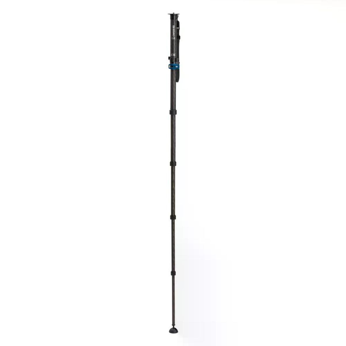 Benro MSD36CB Black Diamond SupaDupa Carbonfaser-Einbeinstativ Gesamtansicht ausgezogen