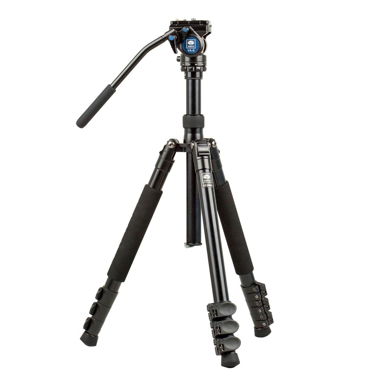 SIRUI ET-2004 Easy Traveler - Alu Dreibeinstativ mit Videokopf VA-5  SIRUI ET-2004 Easy Traveler - Alu Dreibeinstativ mit Videokopf VA-5