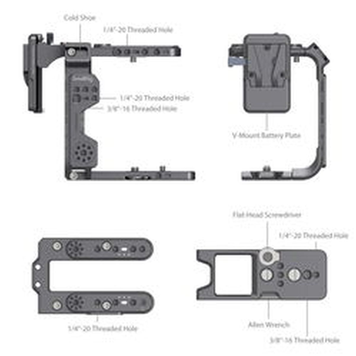 SmallRig 4124 Cage Kit für Sony FX6