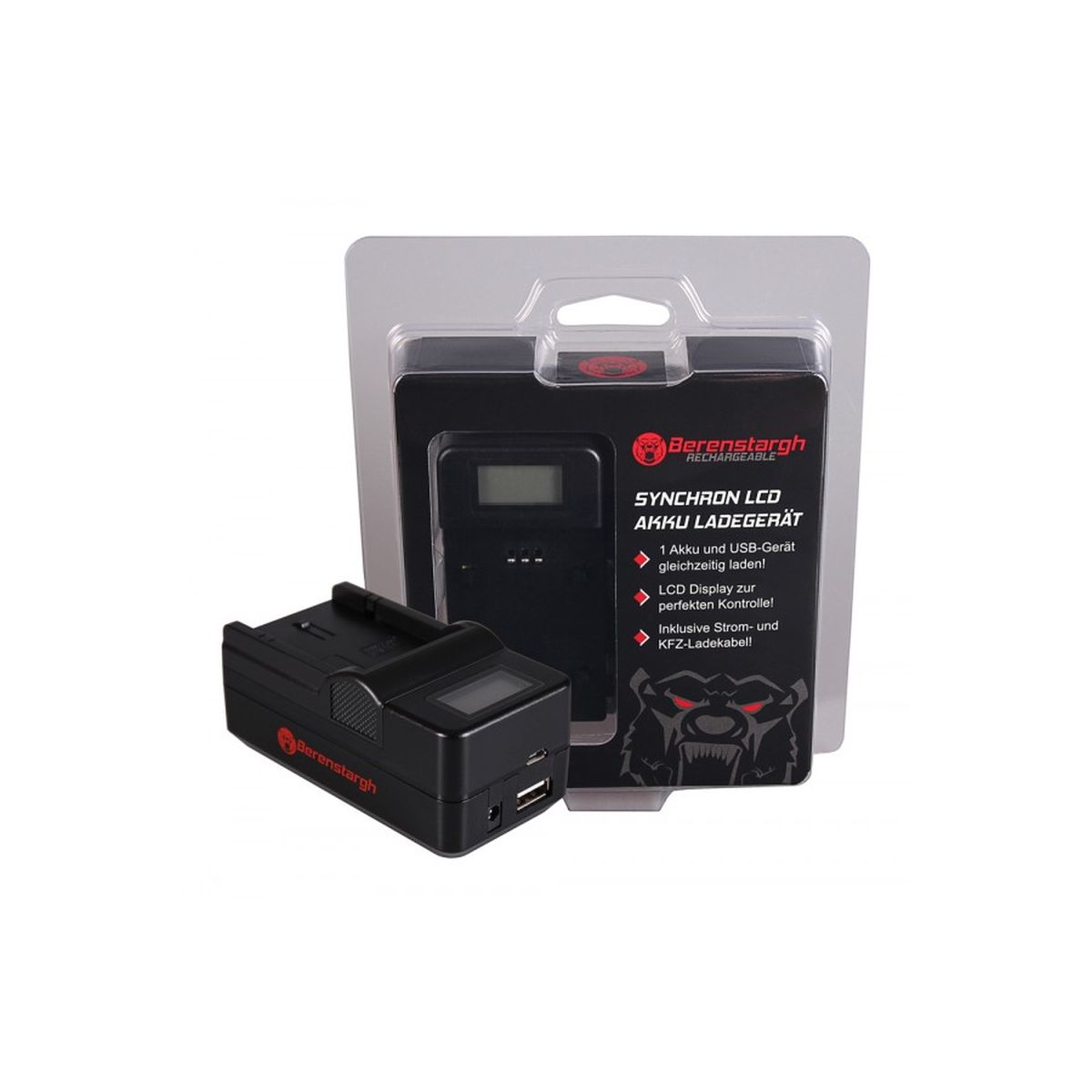 Berenstargh Synchron USB Ladegerät f. Sony NP-FM50 Berenstargh Synchron USB Ladegerät f. Sony NP-FM50