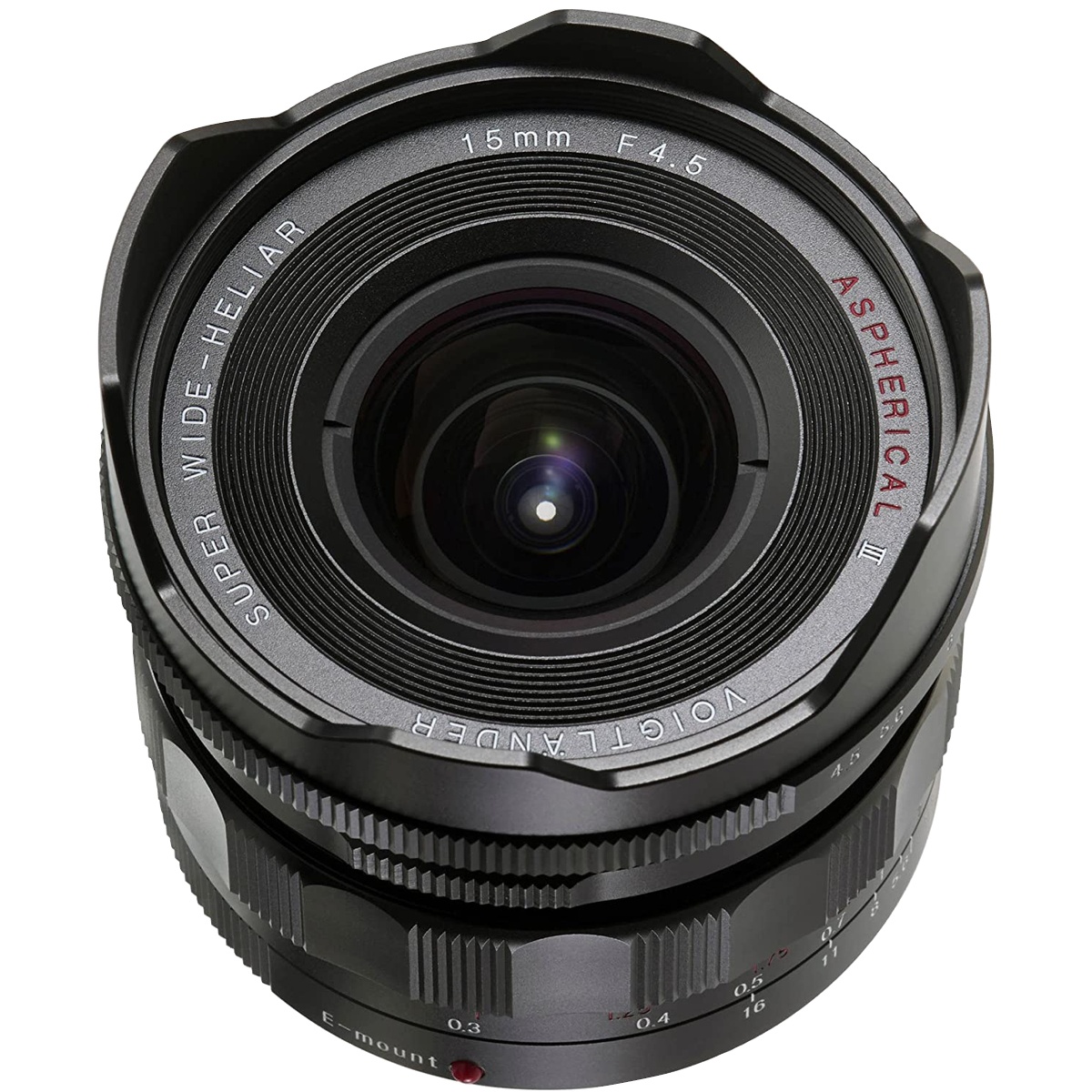 Voigtländer 15 mm 1:4,5 Super Wide Heliar asphärisch III Sony E-Mount  Voigtländer 15 mm 1:4,5 Super Wide Heliar asphärisch III Sony E-Mount