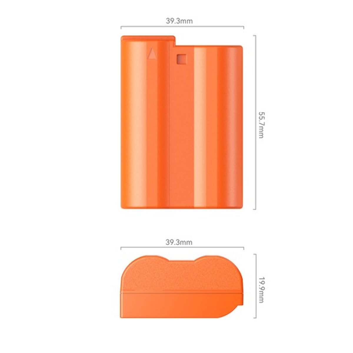 SmallRig 4966 EN-EL15c USB-C wiederaufladbarer Kamera-Akku Orange